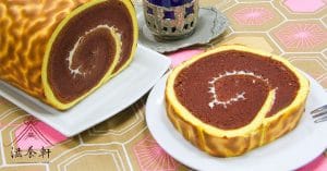 滋養軒古早味巧克力虎皮捲蛋糕